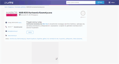 Desktop Screenshot of markos.firmy.zumi.pl
