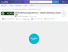 Tablet Screenshot of kora.firmy.zumi.pl